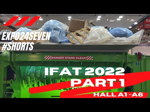 IFAT 2022 Munich - PART 1 - Hall A1 - A6 🔥🔥🔥 please like and follow for more #expo #tradeshow
