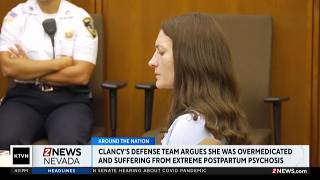 Woman accused of strangling her children to death sobbed in court today