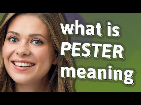 Pester | meaning of Pester