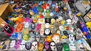 Download lagu Massive Toy Mask Collection! 150  Superhero, Scary & Iron Man Masks – Ultimate Set mp3