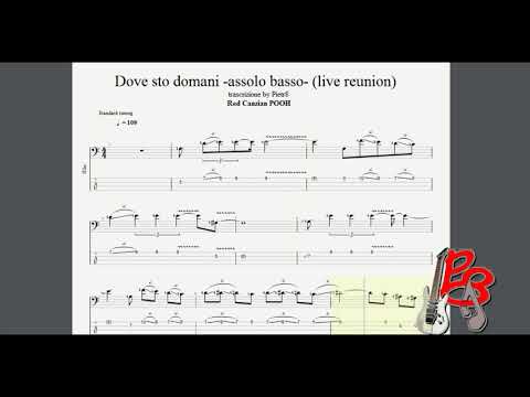 Assolo basso Spartito Tablatura "dove sto domani" Pooh Red Canzian by Pietr8