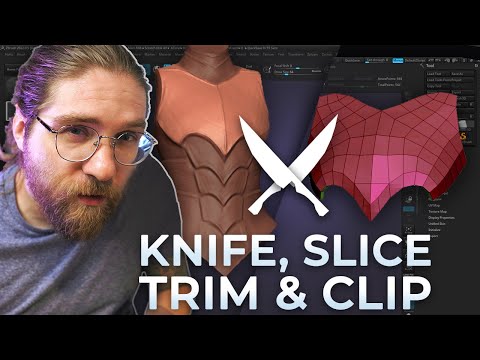 🔪 Slice & Dice time off your sculpt with these tools in Zbrush!