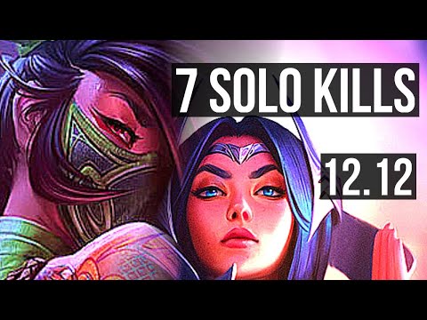 AKALI vs IRELIA (MID) | 10/0/3, 7 solo kills, 800+ games, Legendary | NA Master | 12.12