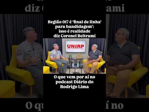 🚨 “Na região 017, o bandido pensa duas vezes”