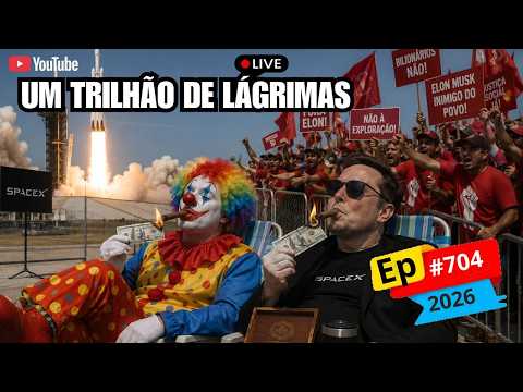 EP#704 - JÁ TEMOS FOGUETES MOVIDOS A LÁGRIMAS DE CANHOTO!