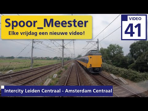 (4K) Cabview NS  Trein VIRM | Rij mee met de INTERCITY Leiden Centraal naar Amsterdam Centraal (41)