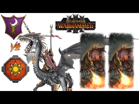 COLD BLOODED DUEL Ft New Map! Dark Elves vs Lizardmen | Total War Warhammer 3