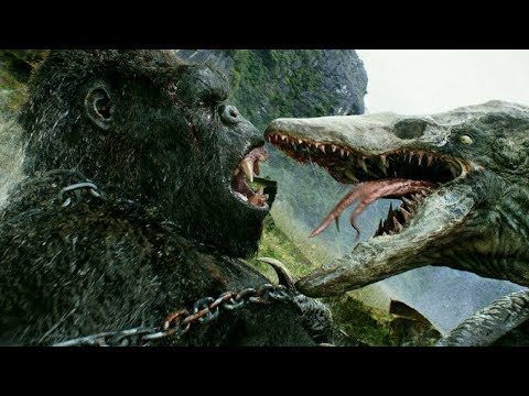 Kong vs Skullcrawler Ramarak ¦ Kong  Skull Island 2017 Movie CLIP 4K +Subtitles