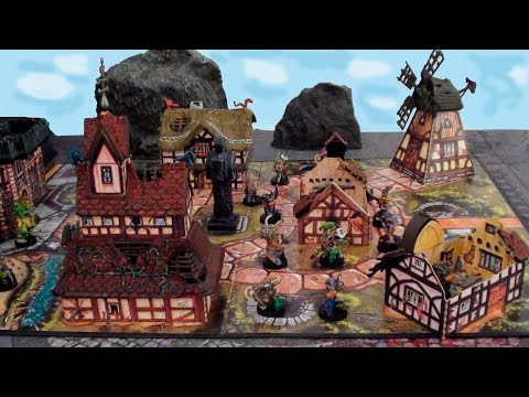 My full painted board game "Village of Fear"