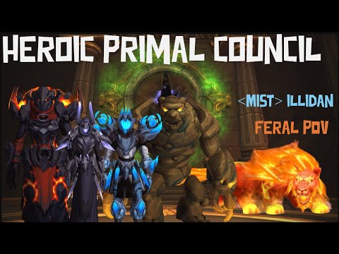 Primal Council Heroic Kill | Feral Druid POV | Vault of the Incarnates
