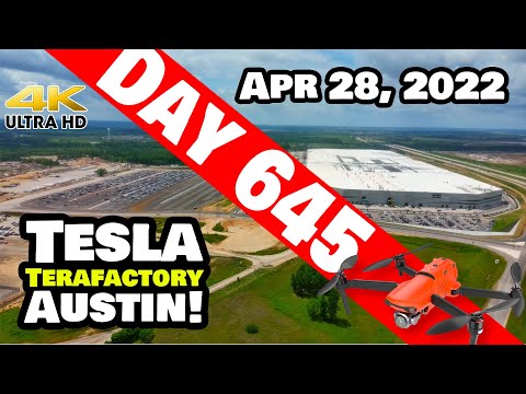 MORE MODEL Y PRODUCTION AT GIGA TEXAS! - Tesla Gigafactory Austin 4K  Day 00 - 00/00/21- Tesla Texas