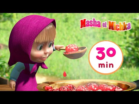 Masha et Michka 👱‍♀️Le Jour Des Confitures 🍓 Compilation 9 ⏱30 min