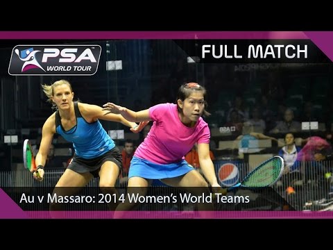 Squash : Full Match - WWT'14 Semis (HK v ENG) Annie Au v Laura Massaro