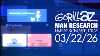 Gorillaz - Man Research Live at Kong Studioz (03/22/26)
