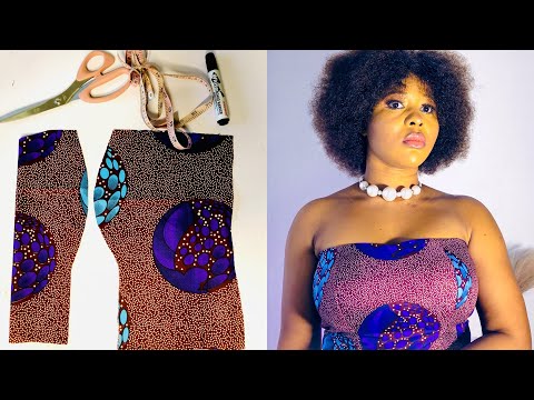 HOW TO DRAFT A BUSTIER PATTERN