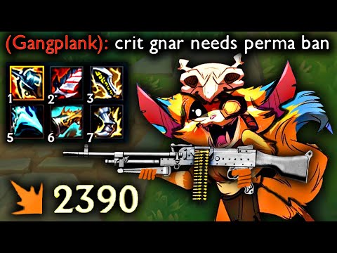 MACHINE GUN GNAR (100% CRIT)