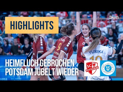 SC Potsdam - VC Wiesbaden | Highlights Frauen Volleyball Bundesliga