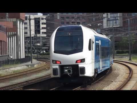 Vertrek Syntus flirt's 7401 en 7402 uit Amersfoort