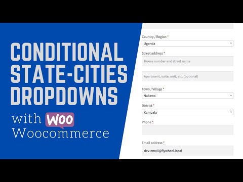 3 Level WooCommerce States Cities drop down Plugin Development in WordPress
