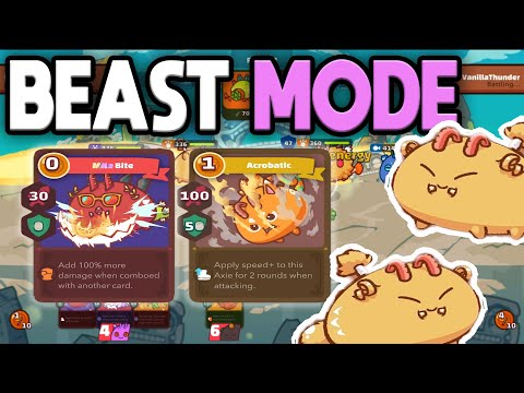 Top rank Beast Arco + Square teeth build - Axie infinity