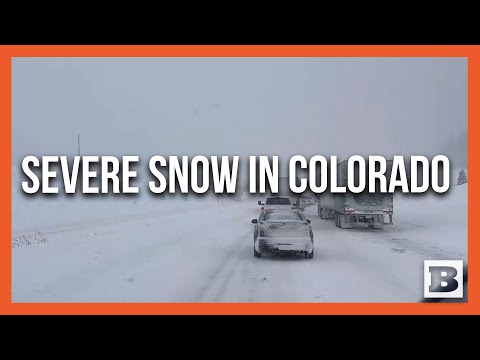 Severe Snow Causes Massive Traffic Problems in Vail Pass, Colorado