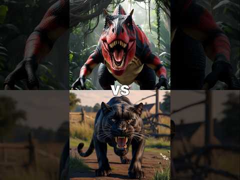 T-rex Dinosaur vs Animals (blackpanther, Rhino, polarbear, yeti, alien) #trex #dinosaur #animals