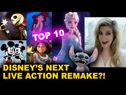 TOP TEN Disney Live Action - Hercules, Frozen, Tangled, Atlantis, The Nightmare Before Christmas