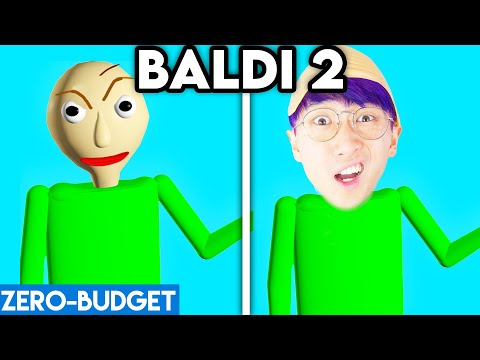 BALDI'S BASICS 2 WITH ZERO BUDGET! (BALDI'S BASICS PARODY BY LANKYBOX!)