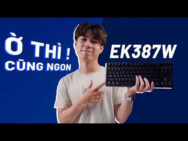 Bàn Phím Cơ E-DRA EK387w RGB TKL Wireless Gateron Red Switch