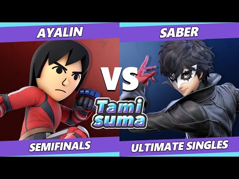 TAMISUMA 235 Semifinals - AyaLin (Mii Brawler, Mega Man) Vs. Saber (Joker) SSBU Smash Ultimate
