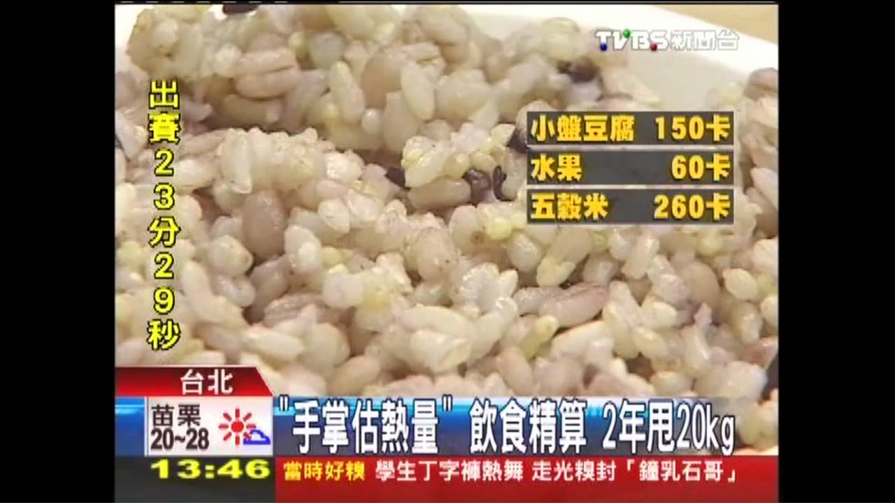 「手掌估熱量」!飲食精算 2年甩20kg
