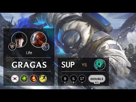 Gragas Support vs Thresh - KR Challenger Patch 9.24
