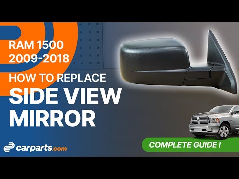 How to replace the Side View Mirror 2009-2018 Dodge RAM 1500 \ud83d\ude97
