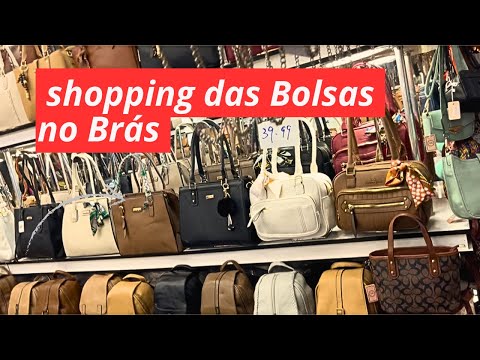 TOUR no SHOPPING de BOLSAS no BRÁS 👜🔥 Atacado e Varejo | Fornecedores Baratos 