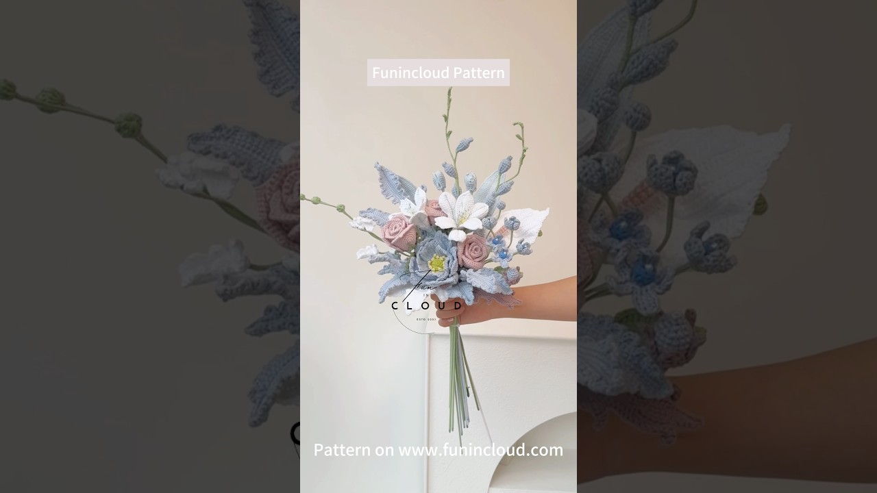 Get flower patterns on web:funincloud.com #crochet