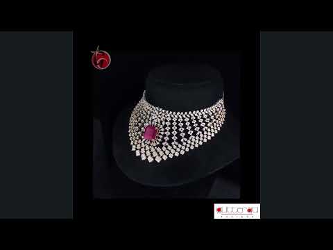 Glitterati Designs - Diamond Necklace Choker GD001