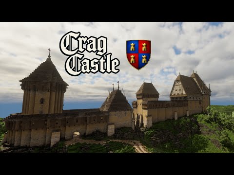 I built my most realistic detailed Minecraft castle with full interiors - Crag Castle