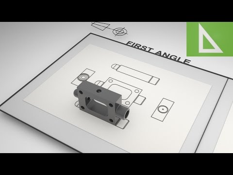 Third Angle Projection Vs First Angle Projection 3D animation Part 2