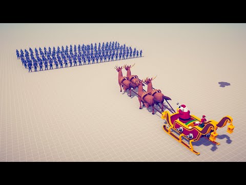 SANTA CLAUS vs 100x UNITS - Totally Accurate Battle Simulator TABS