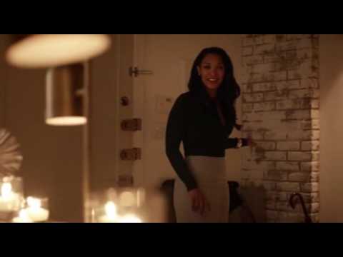 The Flash 3x14 Ending Scene Barry Proposes to Iris