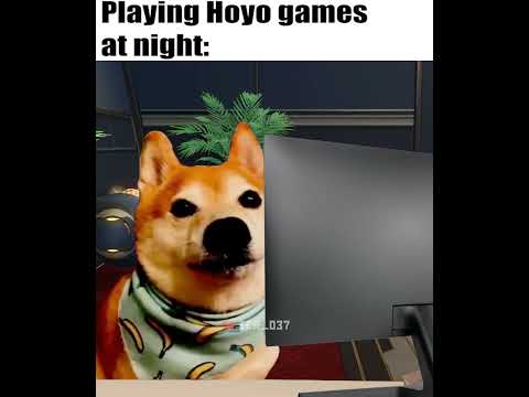 Hoyo games with flashy login screen