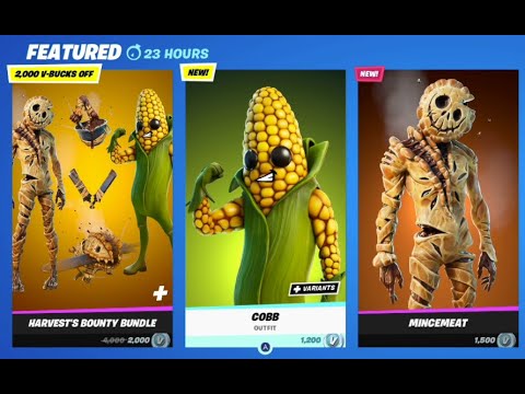 NEW HARVEST BOUNTY Bundle in Fortnite Item Shop