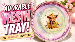 “Adorable Resin Tray DIY 💖 So Cute & Easy to Make!”