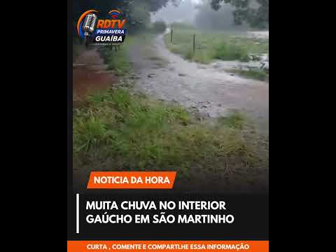 FORTE CHUVA NO INTERIOR DO RS