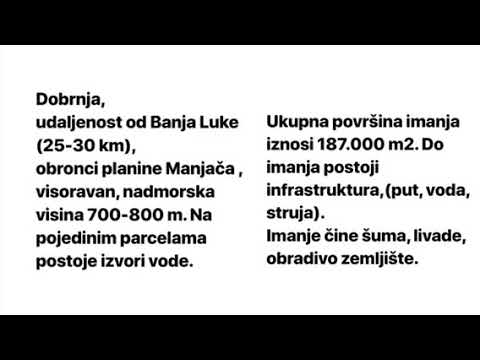 Prodaja zemlje Banja Luka-Dobrnja [1/6]