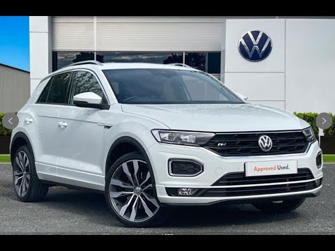 Approved Used Volkswagen T-Roc R-Line 4M 2.0 TSI 190ps Pure White | Wrexham Volkswagen