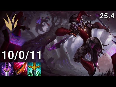 Shaco Jungle vs Kha'Zix - EUW grandmaster | Patch 25.4