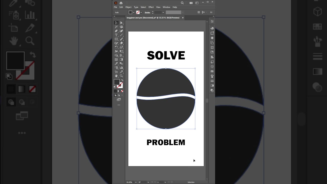 Fix Envelope Distort Error in Adobe Illustrator #trending #graphicdesign