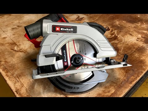 Einhell Cordless Circular Saw & Guide Rail -TE CS 18/190Li- Unboxing & Test Cuts