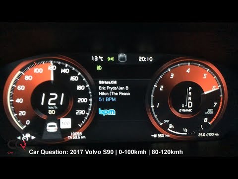 2017 Volvo S90 Inscription T6 AWD |  0-100kmh / 0-60mph | Review Part 6/7